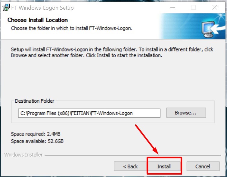 Windows Lock Setup
